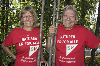 Karin Andersen og Arne Nævra